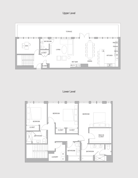 Floor plan for 3 beds, 3 baths, 2870 sqft