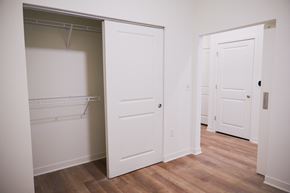 Jackson apartment for rent - One Bedroom Unit Closet at The Quarter House, Mississippi, 39216