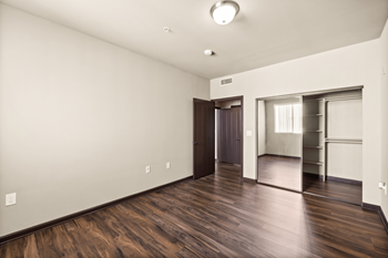 Elegant wood plank-style flooring