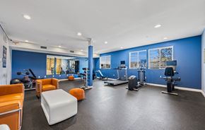 Canoga Park apartment for rent - the gym at the landing at pullman apartments in pullman