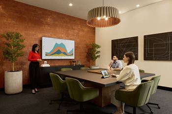 Professionally equipped conference room