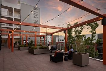 The terrace