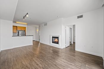 Luxury vinyl flooring through-out