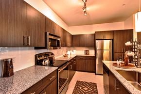 Phoenix apartment for rent - upgraded kitchen at Elevation on Central Apartments, Phoenix, Arizona