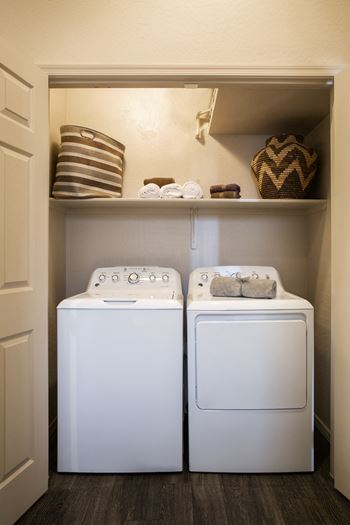 Washer and dryer in unit
