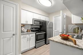 Houston apartment for rent - Kitchen, Stove, Refrigerator, Granite Countertops, Microwave, Pantry, Laundry