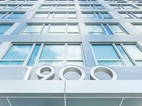 Philadelphia apartment for rent - The sleek 1900 Arch facade