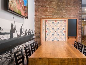 Philadelphia apartment for rent - The resident lounge at Kardon Atlantic offers table games, big screen TVs and WiFi