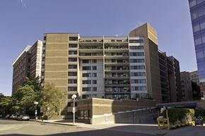 Boston apartment for rent - an apartment building on the corner of a city street