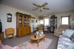 Chicopee apartment for rent - a living room with a couch and a table