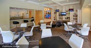 Omaha apartment for rent - Huge resident lounge, resident cyber lounge, resident cyber café, free wi-fi, resident clubhouse space at Embassy Park Apartments in Omaha, Nebraska
