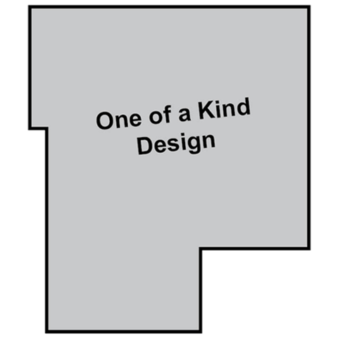 Floor plan for 2 beds, 2 baths