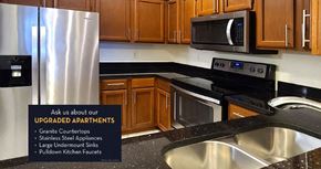 Houston apartment for rent - Luxury apartments with spacious kitchens, granite countertops, kitchen stainless steel appliances, and designer tile backsplash at Tuscany Walk Apartments in Houston Texas.