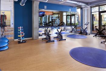 State-of-the fitness center with lifefitness equipment