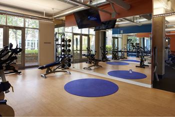 State-of-the fitness center with lifefitness equipment