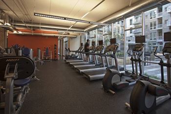State-of-the fitness center with lifefitness equipment
