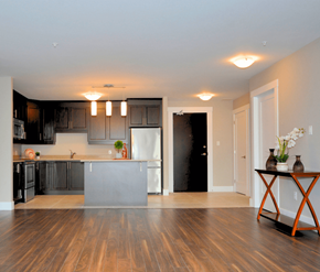 Bedford apartment for rent - 246 Innovation Drive Kitchen and Living room
