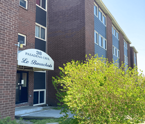 St. John's apartment for rent - A building with a sign that says Le Sauchois.