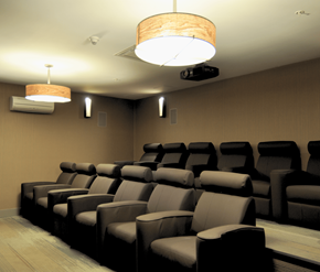 Bedford apartment for rent - S2 Apartments Theatre Room