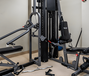 Kitchener apartment for rent - The Estates gym