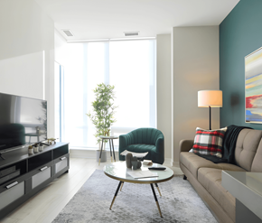 Dartmouth apartment for rent - The Killick Living Room Area