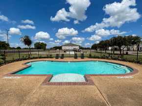 Port Arthur apartment for rent - take a dip in the resort style pool at villas at houston levee west apartments