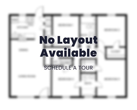 Floor plan for 5 beds, 2 baths, 1188 sqft