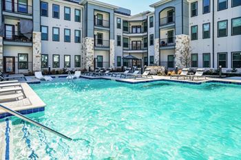 Swimming pool with sun shelf