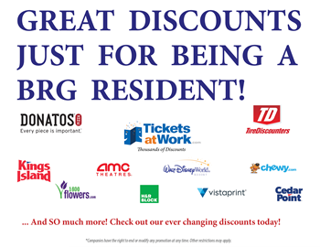 Resident discounts