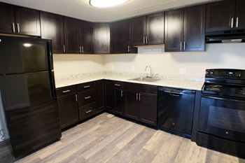 Renovated finishes in select homes