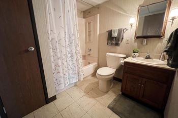 Linen closets in select apartments