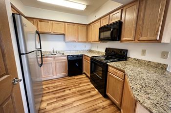Fully equipped kitchen with ample storage