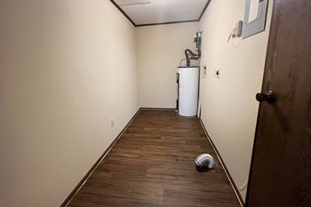 Washer and dryer connections in select homes