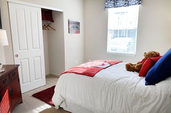 Bedroom with closets