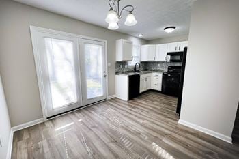 Living space with kitchen