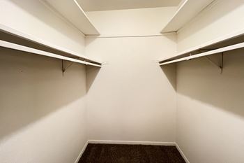 Spacious closets