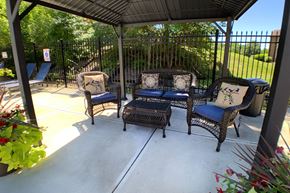 Cincinnati apartment for rent - Fox Run Pool Gazebo at Fox Run Apartments, Cincinnati, 45236