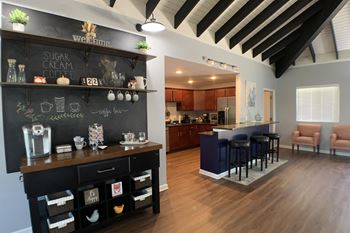 Coffee bar lounge