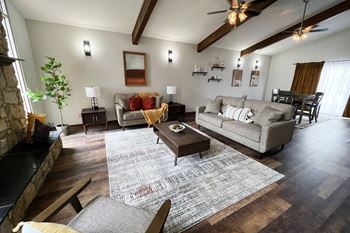 Bedroom with cozy bed