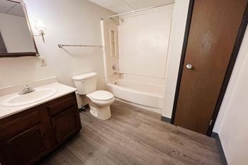 Linen closets in select apartments