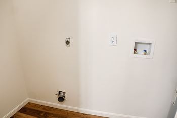 Washer & dryer connections