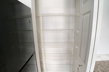 Pantries in select apartments
