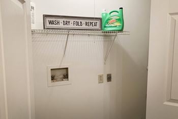 Washer & dryer connections