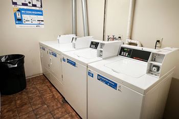 Laundry room with washer and dryer