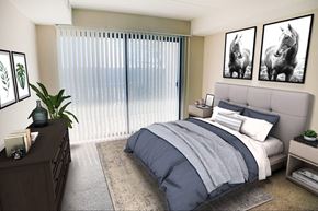 Cincinnati apartment for rent - Indian Lookout Bedroom with cozy bed at Indian Lookout Apartments, Cincinnati