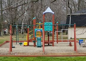 Amelia apartment for rent - the playground at the park is cleaned and ready for the kids to play  at Crown Station Apartments, Ohio