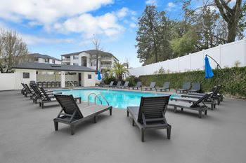 Refreshed pool and sun deck
