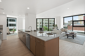 Spokane apartment for rent - Kitchen Unit at M Apartments, Spokane, Washington