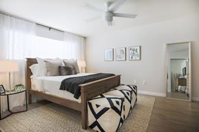 Torrance apartment for rent - Park View on Yukon furnished bedroom