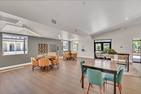 Somis apartment for rent - Somis Ranch Clubhouse Interior with Tables and Chairs